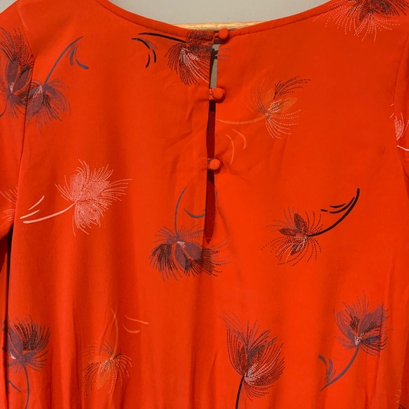 Long sleeve red dress - Picture 4 of 7